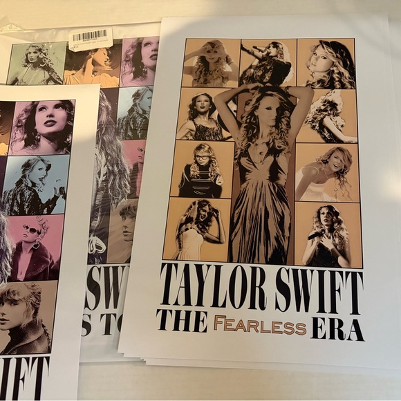 Taylor Swift Eras Tour Dozen Posters Unopened  11”x17” - Picture 2 of 16
